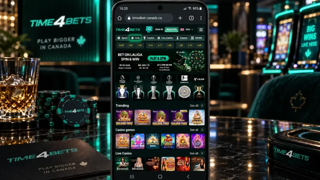 time4bet canada android