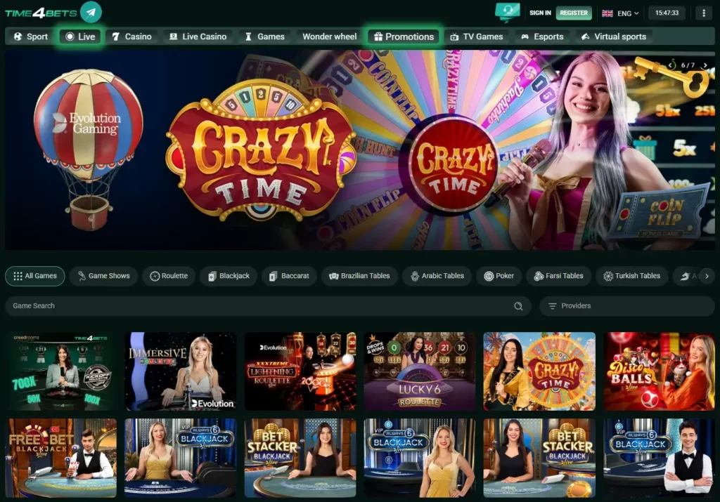 time4bet canada live rooms